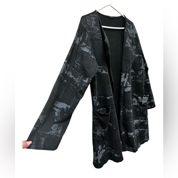 ✨ Bella Amore Cardigan Sweater Open Front Cotton Pockets Made in Italy - Picture 4 of 15